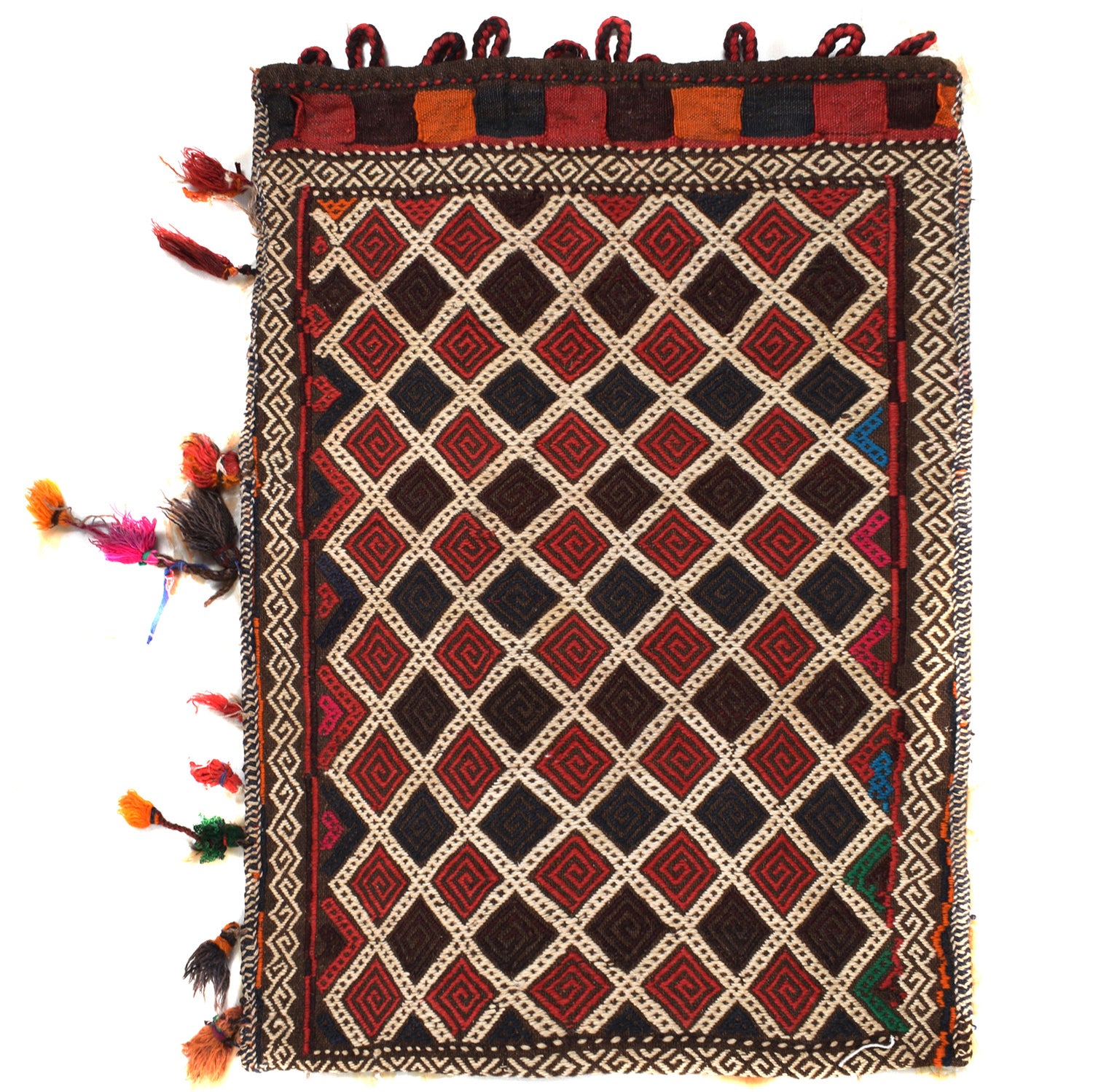 Balisht Area Rug Handmade Multi Geometric 2x3 ft