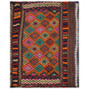 Balisht Area Rug Handmade Multi Geometric 2x3 ft