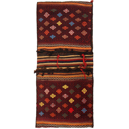 Saddle Bag Handmade Multi Floral 2x4 ft