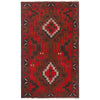 Baluchi Rug Handmade Multi Geometric 3x5 ft