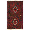 Baluchi Rug Handmade Multi Geometric 3x5 ft
