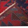 Baluchi Rug Handmade Red Geometric 2x4 ft