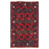 Baluchi Rug Handmade Red Geometric 2x4 ft