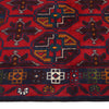 Baluchi Rug Handmade Red Geometric 2x4 ft