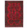 Baluchi Rug Handmade Red Geometric 2x4 ft