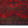 Baluchi Rug Handmade Red Geometric 2x4 ft