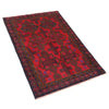 Baluchi Rug Handmade Red Geometric 2x4 ft