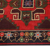Baluchi Rug Handmade Red Geometric 2x4 ft