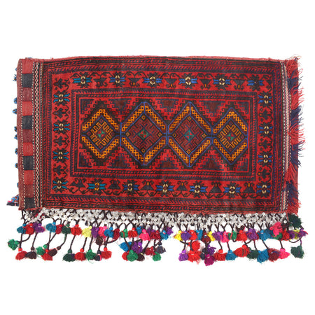 Balisht Area Rug Handmade Multi Floral 2x3 ft