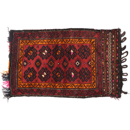 Balisht Area Rug Handmade Multi Floral 2x3 ft