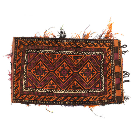Balisht Area Rug Handmade Multi Floral 2x4 ft