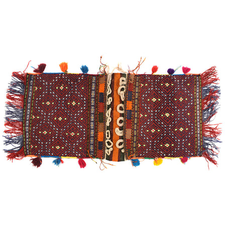 Saddle Bag Handmade Multi Floral 2x4 ft