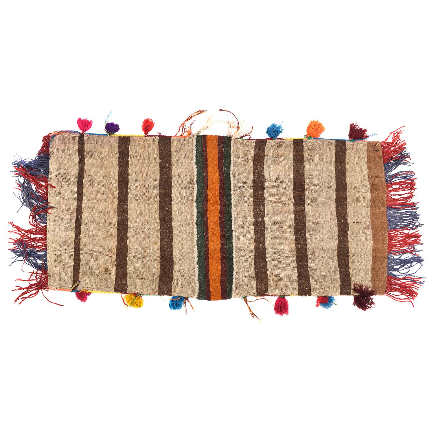 Saddle Bag Handmade Multi Floral 2x4 ft