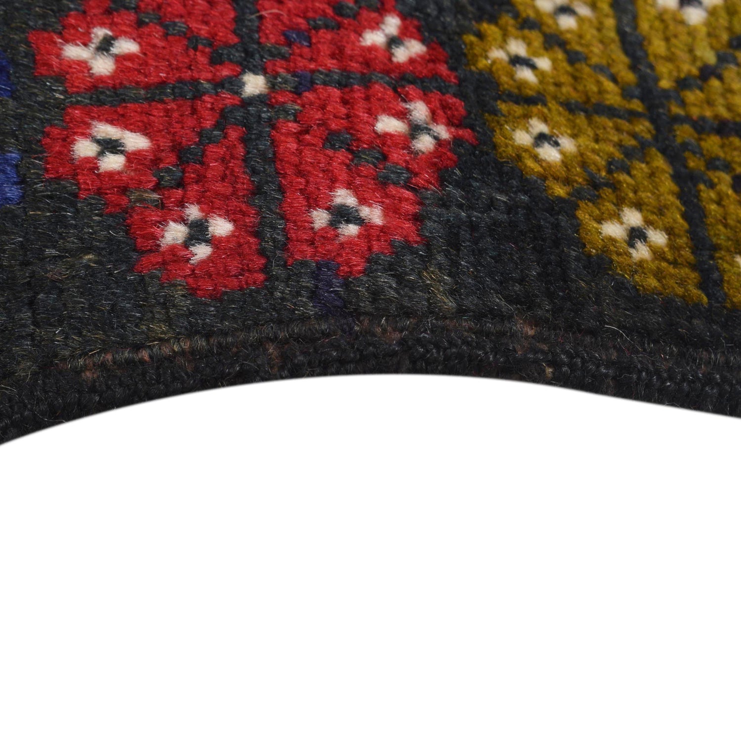 Baluchi Rug Handmade Red Geometric 2x4 ft