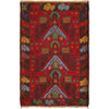 Baluchi Rug Handmade Multi Geometric 3x5 ft