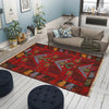 Baluchi Rug Handmade Multi Geometric 3x5 ft