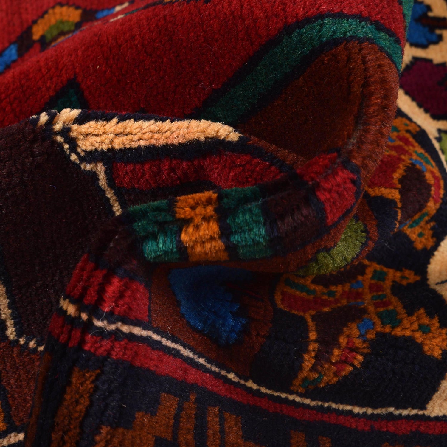 Pictorial Rug Handmade Multi Design