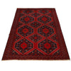 Baluchi Rug Handmade Deep Red Geometric 7x10 ft