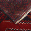 Baluchi Rug Handmade Deep Red Geometric 7x10 ft