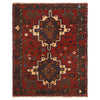 Baluchi Rug Handmade Red Geometric 2x4 ft