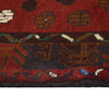 Baluchi Rug Handmade Red Geometric 2x4 ft
