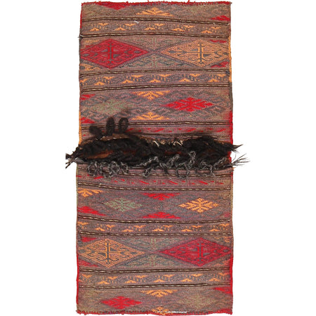 Saddle Bag Handmade Multi Floral 2x4 ft
