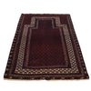 Baluchi Rug Handmade Red Prayer Design 3x5 ft
