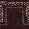 Baluchi Rug Handmade Red Prayer Design 3x5 ft