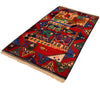 Pictorial Rug Handmade Multi Design
