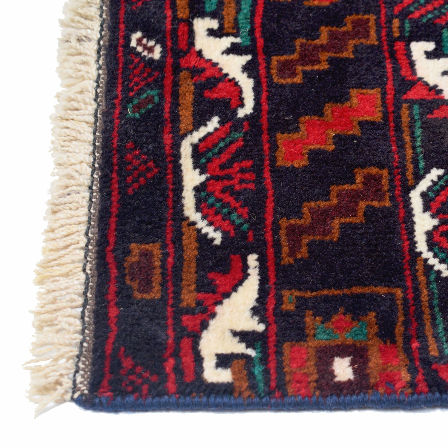 Baluchi Runner Rug Handmade Multi 13' Runner