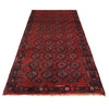 Baluchi Rug Handmade Red Geometric 4x6 ft