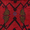 Baluchi Rug Handmade Deep Red Geometric 9x12 ft