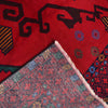 Baluchi Rug Handmade Deep Red Geometric 9x12 ft