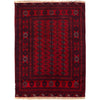 Bokhara Rug Handmade Vibrant Red Medallion 4x6 ft