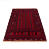Bokhara Rug Handmade Vibrant Red Medallion 4x6 ft