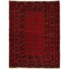 Bokhara Rug Handmade Vibrant Red Medallion 4x6 ft