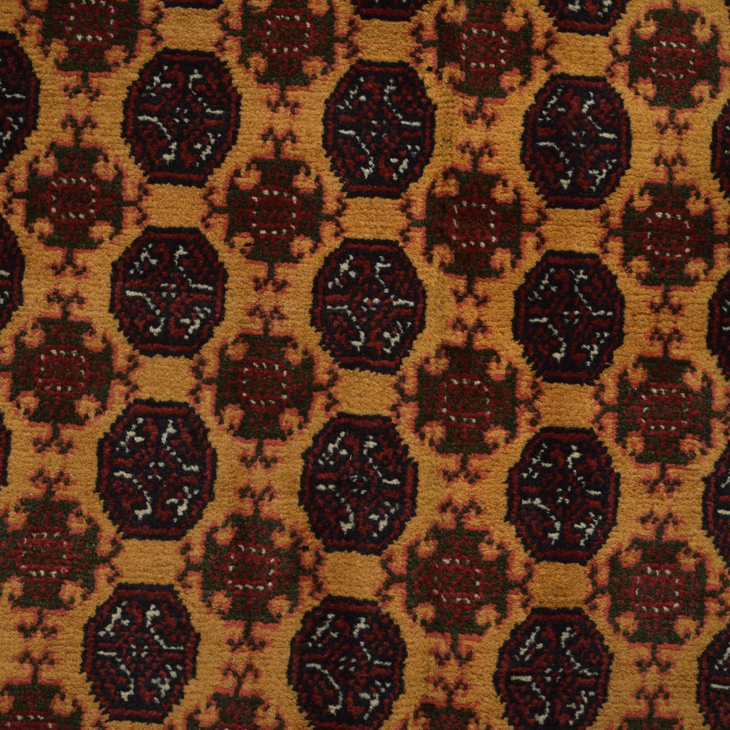 Khoja Roshnai Area Rug Handmade Orange Floral 4x7 ft