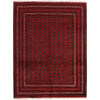Khoja Roshnai Area Rug Handmade Red Floral 4x7 ft