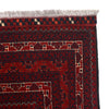 Khoja Roshnai Area Rug Handmade Burgundy Red Floral 3x5 ft