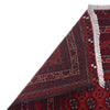 Khoja Roshnai Area Rug Handmade Burgundy Red Floral 3x5 ft