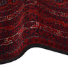 Khoja Roshnai Area Rug Handmade Burgundy Red Floral 3x5 ft