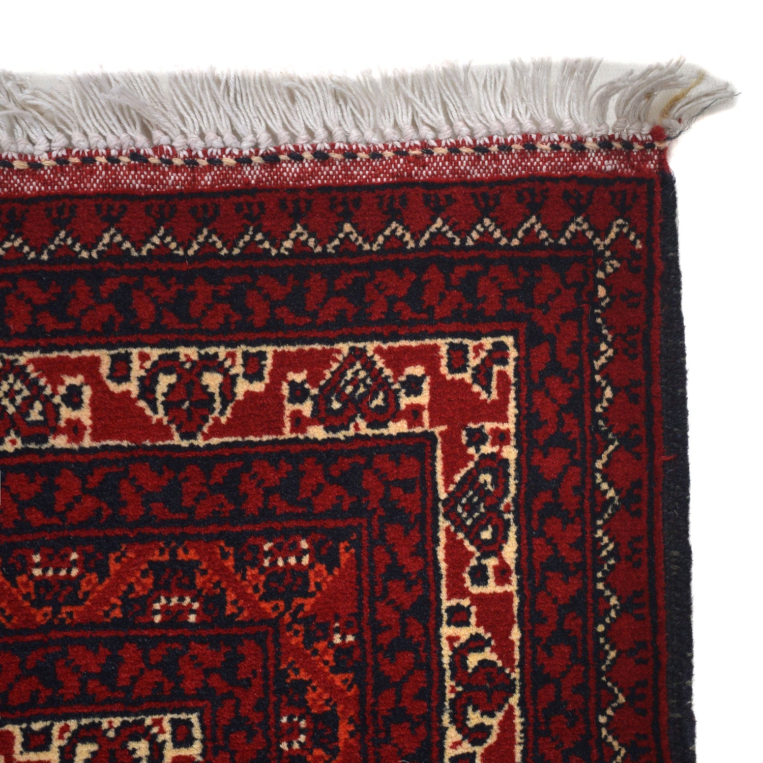 Khoja Roshnai Area Rug Handmade Burgundy Red Floral 3x5 ft