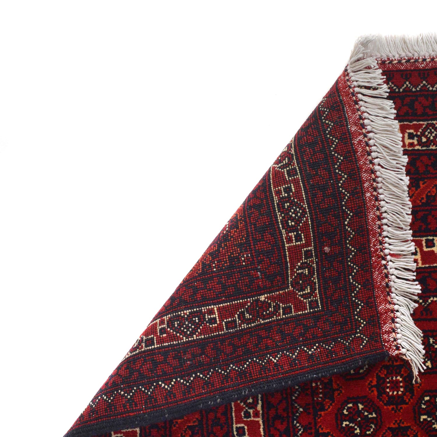 Khoja Roshnai Area Rug Handmade Burgundy Red Floral 3x5 ft