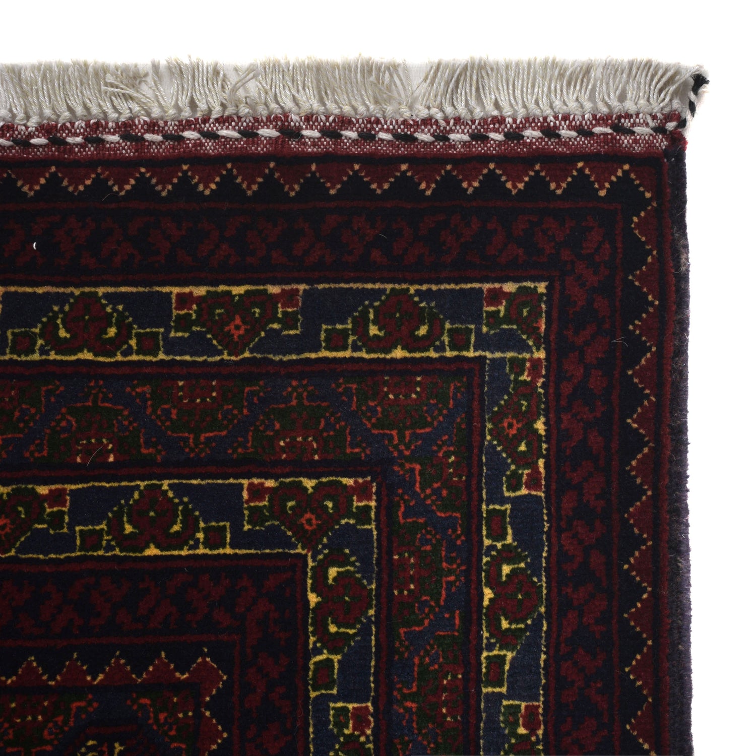 Khoja Roshnai Area Rug Handmade Brownish Maroon Floral 3x5