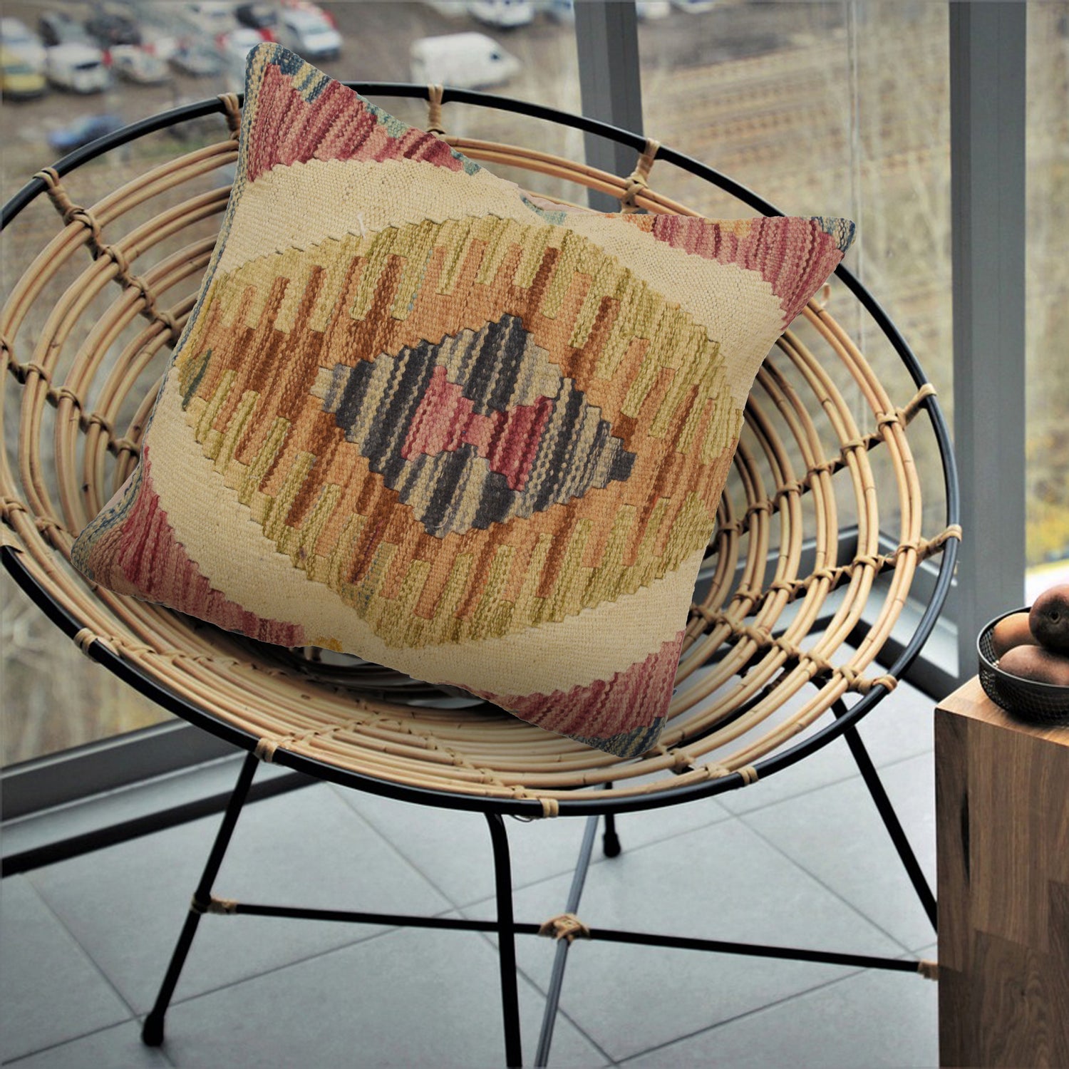 Handmade Kilim Cushion Cover Multi
