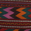 Table Sheet Runner Rug Handmade Maroon Curvilinear 6' Runner