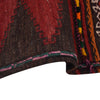 Table Sheet Runner Rug Handmade Maroon Curvilinear 6' Runner