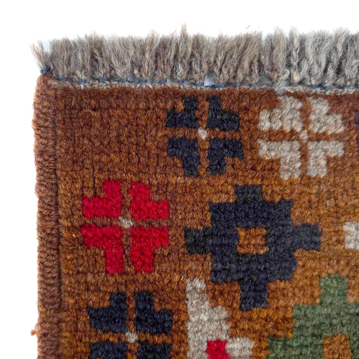 Baluchi Rug Handmade Multi Geometric 3x5 ft
