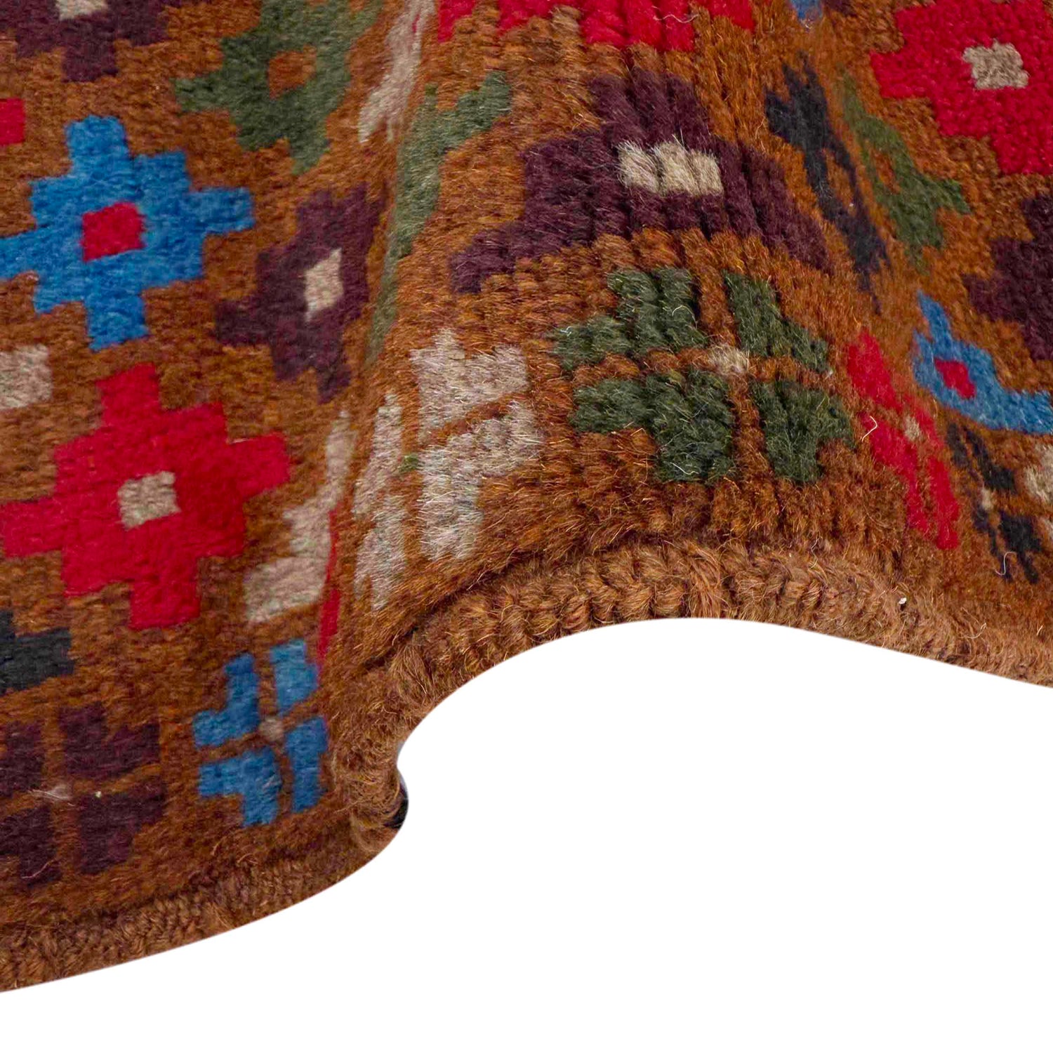 Baluchi Rug Handmade Multi Geometric 3x5 ft