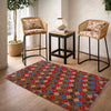 Baluchi Rug Handmade Multi Geometric 3x5 ft